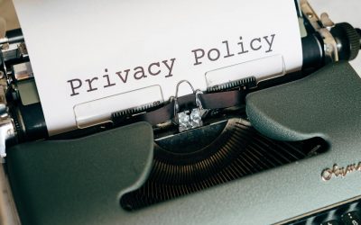 Document politique de confidentialite présenté clairement